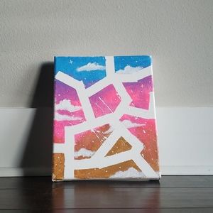 15x8 acrylic tape art